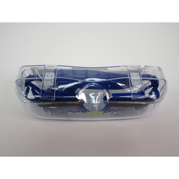 Bling2O Kids Swim Goggles Eyebrow Blue Anti-Fog UV Protection Youth New - Picture 2 of 11